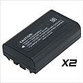 Two Batteries for Nikon EN-EL1 CoolPix 4300 5400 8700 995