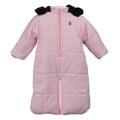 U.S. Polo Association Newborn Girls' Pink Snowsuit