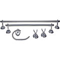 Moen Calais 5-piece Brushed/ Polished Chrome Bath Accessory Kit