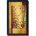 Don Li-Leger 'Garden Dance II' Framed Canvas Giclee Art