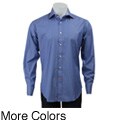 Thomas Dean Men's Striped Woven Shirt