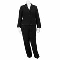 Isabella Women's Plus Size Double-layer Pant Suit