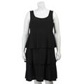 Onyx Nite Women's Plus Size Tier Dress