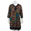 Tiana B. Women's Mod Patchwork Dress