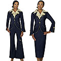 Divine Denim Women's 3-piece Suit with Faux Camisole