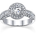 18k Gold 1 9/10ct TDW EGL-certified Diamond Engagement Ring (I, SI3) (Size 6.5)
