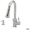 DeNovo Laguna Chrome Pull-down Faucet/ Air Switch/ Soap Dispenser