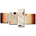 Abstract Hand-painted Oil on Canvas Art Set