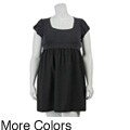 Necessary Objects Women's Plus Size Pinstripe Dress