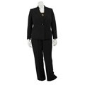 Kasper Women's Plus Size 3-piece Pant Suit