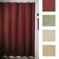 Faux Suede Shower Curtain