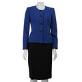 Jones New York Women's Plus Size 2-piece Ponte Skirt Suit