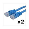Blue 14-foot CAT5e Ethernet Cables (Pack of 2)