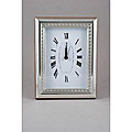 Sterling Silver Quartz Alarm Clock