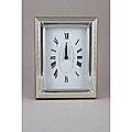 Sterling Silver Quartz Alarm Clock