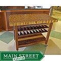 Handmade Plantation Grown Teak Portable Kitchen Island