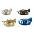 Cecilio Lacquer Pocket Trumpet with Monel Valves