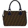 Fendi Zucca Canvas Vernice Bag