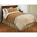 Langston Ecru 4-piece California King-size Comforter Set