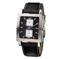 Kenneth Cole Men's Multifunction Black Leather Strap Watch