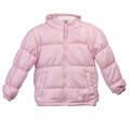 Weatherproof Toddler Girl's Quilted Bubble Coat