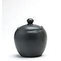 Noritake Colorwave Graphite Sugar Bowl with Cover