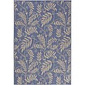 Set of 2 Anne Indoor/ Outdoor Blue Rug (2'6 x 4'6)
