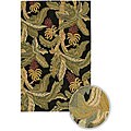 Hand-tufted Contemporary Terra Rug (5' x 7'6)