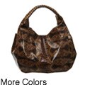 Melie Bianco Python Print Hobo Bag