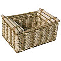 Two-tone Maize and Seagrass Storage Baskets (Set of 3)