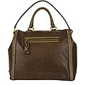 Prada Glace Calf Stud Briefcase