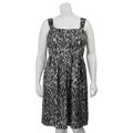 Suzi Chin Women's Plus Size Silk Twill Dress
