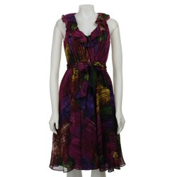 Suzi Chin Women's Ruffle Dress