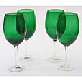 Certified International Green 20-ounce White Wine Glasses (Set of 8)