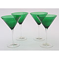 Certified International Green 12-ounce Martini Glasses (Set of 8)