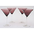 Certified International Amethyst 12-ounce Martini Glasses (Set of 8)