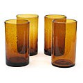 Certified International Amber Bubble 17-ounce Ice Tea Glasses (Set of 8)