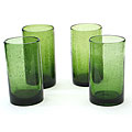 Certified International Green Bubble 17-ounce Ice Tea Glasses (Set of 8)