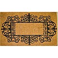 Coir Wrought Iron Border Door Mat
