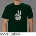 Los Angeles Pop Art Men's Peace Fingers T-shirt