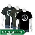 Los Angeles Pop Art Men's 'Peace, Love and Music' T-shirt