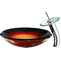 Vigo Magma 19-mm Glass Vessel Sink