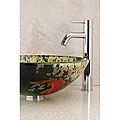Fontaine Chrome Vessel Filler and Koi Sink Combo