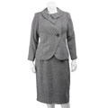 Zoda Women's Plus Size Skirt Suit