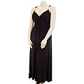SL Fashions Women's Black ITY Knit Plus Size Maxi Dress