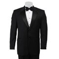 Izod Men's Black Tuxedo