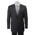 Izod Men's Grey 2-button Suit
