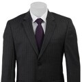 Joseph Abboud Men's Grey Stripe 2-button Suit