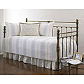 Calistoga Blue Stripe 5-piece Day Bed Quilt Set