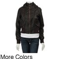 Pink Soup Women's Zip-front Hooded Jacket